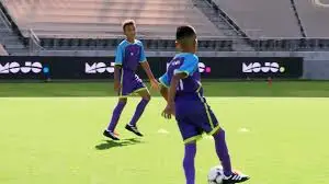 2 teammates passing drills